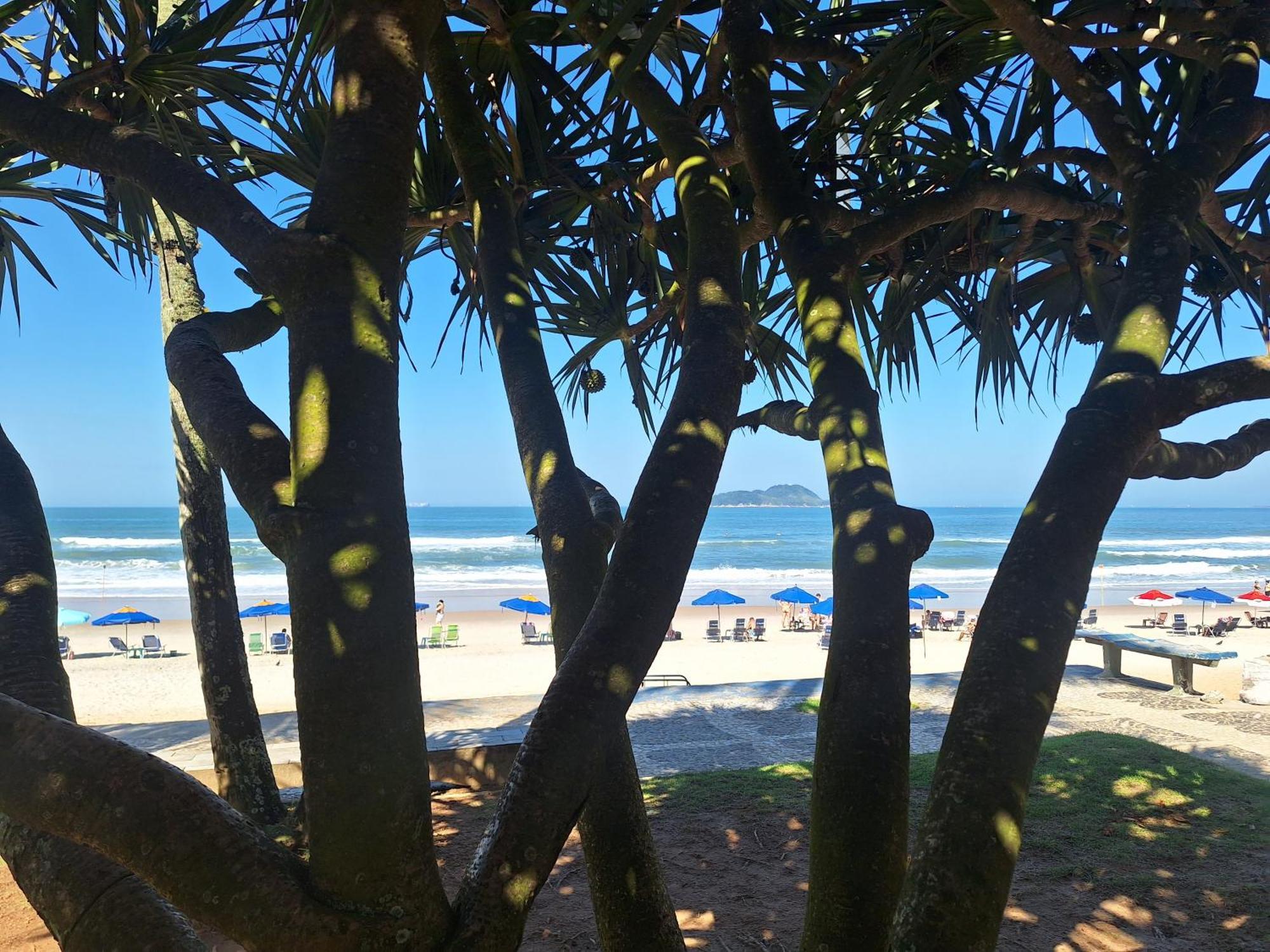 Duplex Pe Na Areia, Praia Do Tombo - Guaruja/Sp. Exterior foto