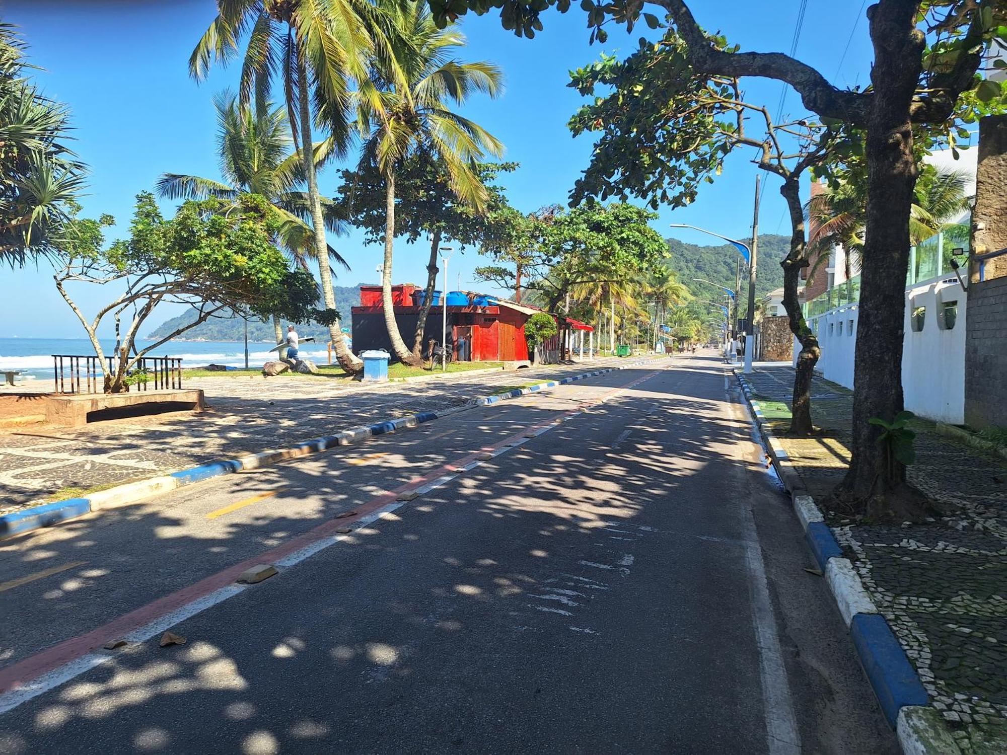 Duplex Pe Na Areia, Praia Do Tombo - Guaruja/Sp. Exterior foto